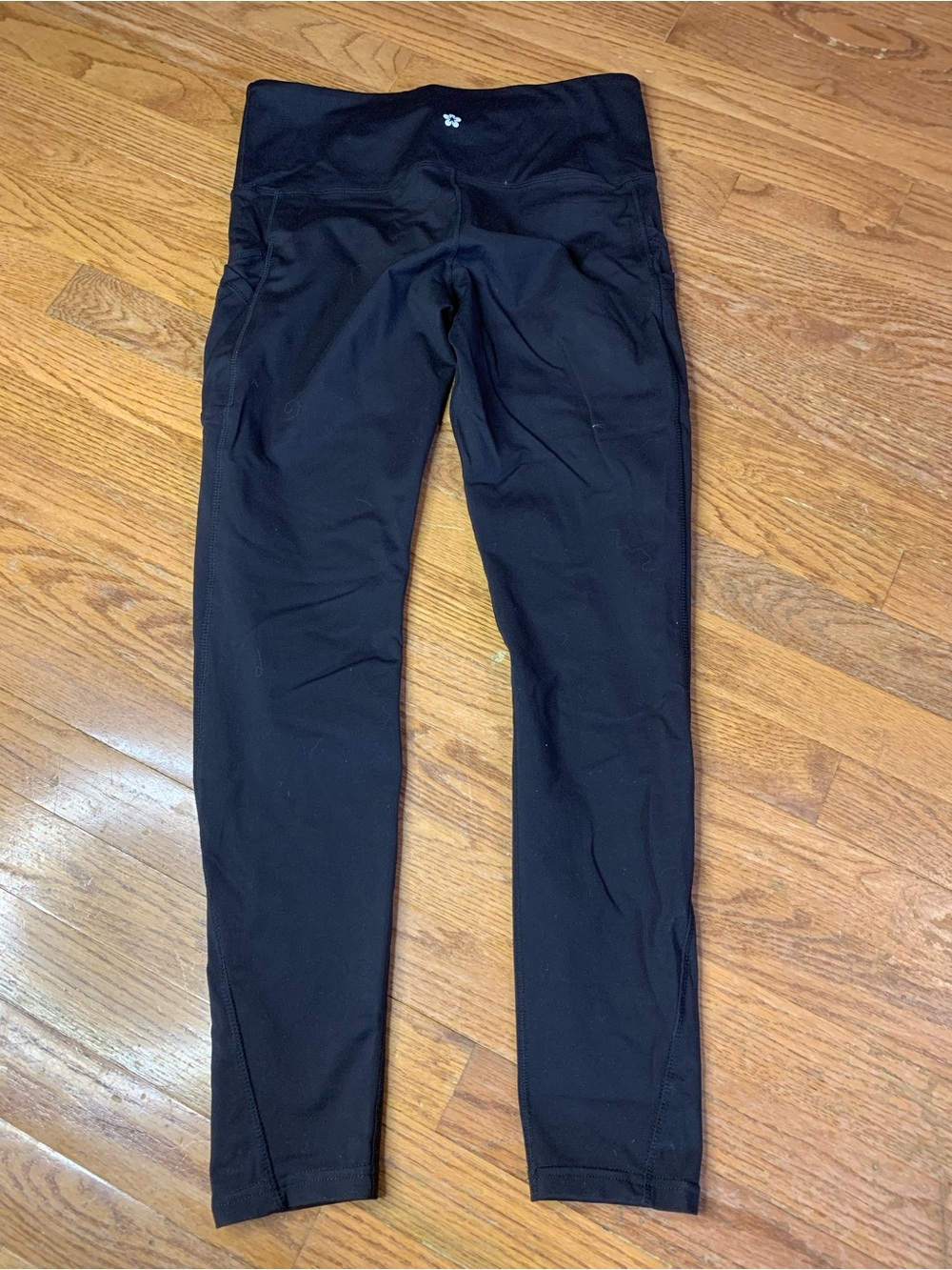 Tuff Athletics Black High Waisted Leggings with Side Pockets Size Medium - Picture 8 of 8